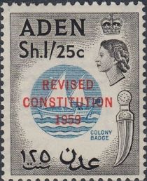 Colony's Badge - Overprinted