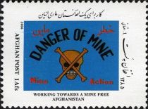 Mine Danger Warning Sign