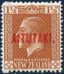 King George V (1865-1936) - Overprinted