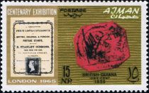 Stamp of British Guiana; Gibbons Catalogue of 1865