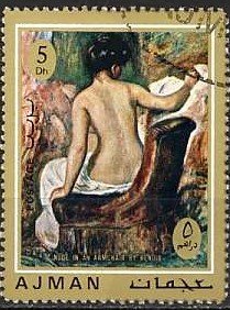 Nude in an armchair