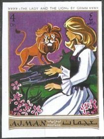 The girl and the lion