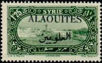 Latakia Harbor (Al Ladhiqiyah) overprint