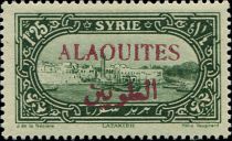 Latakia Harbor (Al Ladhiqiyah) overprint