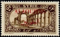 View of Palmyra overprinted