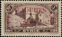 Citadel of Aleppo overprinted