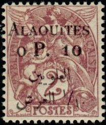 Type Blanc overprinted and Syrian surcharge