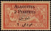 Type Merson overprinted and Syrian surcharge