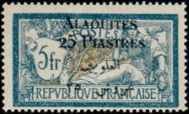 Type Merson overprinted and Syrian surcharge