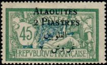 Type Merson overprinted and Syrian surcharge