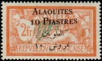 Type Merson overprinted and Syrian surcharge