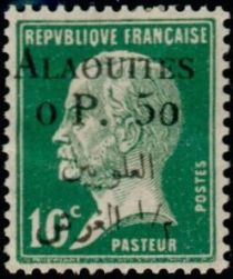 Type Pasteur overprinted and Syrian surcharge