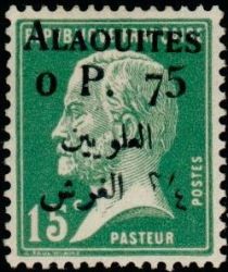 Type Pasteur overprinted and Syrian surcharge