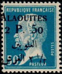 Type Pasteur overprinted and Syrian surcharge