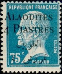 Type Pasteur overprinted and Syrian surcharge