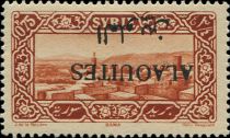 View of Hama overprinted