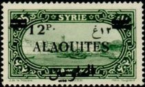 Latakia Harbor (Al Ladhiqiyah) overprint and surcharge