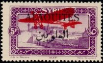 View of Aleppo overprinted