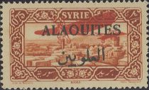 View of Hama overprinted