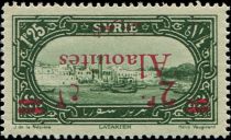 Latakia Harbor (Al Ladhiqiyah) overprint and surcharge