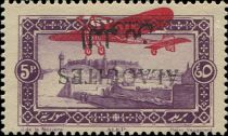 View of Aleppo overprinted