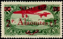 Latakia Harbor (Al Ladhiqiyah) overprint and surcharge