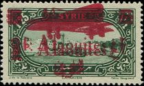 Latakia Harbor (Al Ladhiqiyah) overprint and surcharge