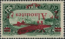 Latakia Harbor (Al Ladhiqiyah) overprint and surcharge