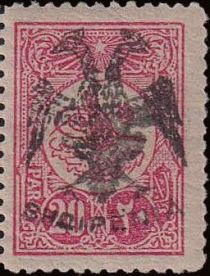 Turkish Stamps with Overprint