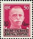 Italy Stamps Overprint Regno d´ Albania"