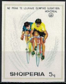 Montreal Olympic Games Emblem and Cycling