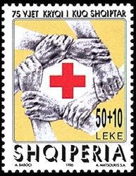 Interlocking hands, Red Cross