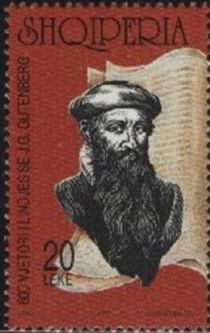 Johannes Gutenberg (1398-1468), German engraver and inventor