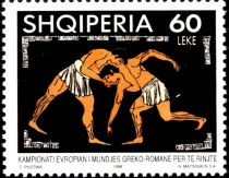 Old Greek wrestlers