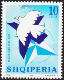 Peace Dove, Jet, NATO emblem