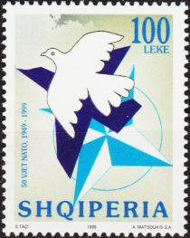 Peace Dove, Jet, NATO emblem