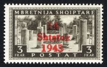 Overprint On Proclamation of Albanian independence