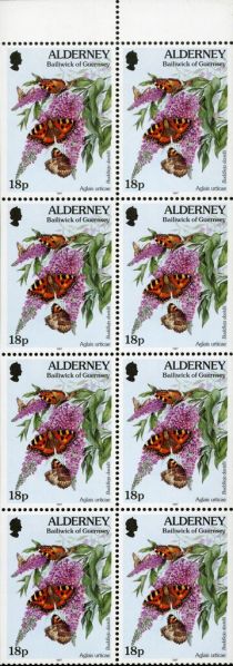 Small Tortoiseshell (Aglais urticae) (booklet pane)