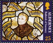 Stained Glass Window of Mary Rogers (Chief Stewardess)