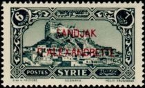 Saidnaya, overprinted in red