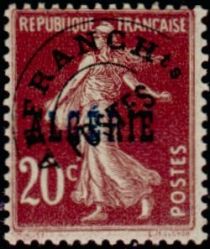 Type Semeuse - overprinted "ALGERIE"