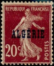 Type Semeuse - overprinted "ALGERIE"