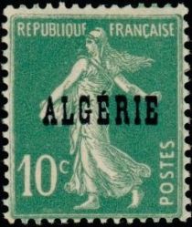 Type Semeuse - overprinted "ALGERIE"