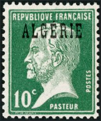 Type Pasteur - overprinted "ALGERIE"