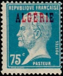 Type Pasteur - overprinted "ALGERIE"