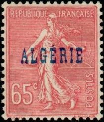 Type Semeuse - overprinted "ALGERIE"