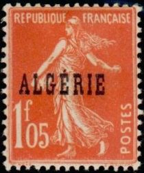 Type Semeuse - overprinted "ALGERIE"