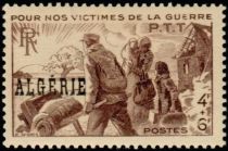 War Victims overprinted