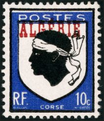 Corse overprinted