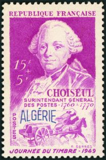 Choiseul overprinted